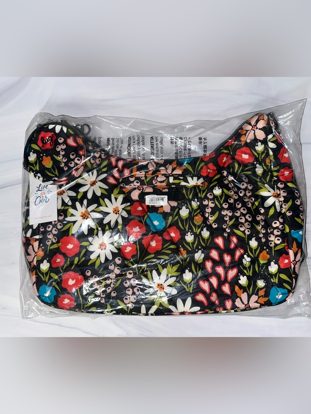 Lug Winger 2 piece Hobo Bag in Wild Fields -New!